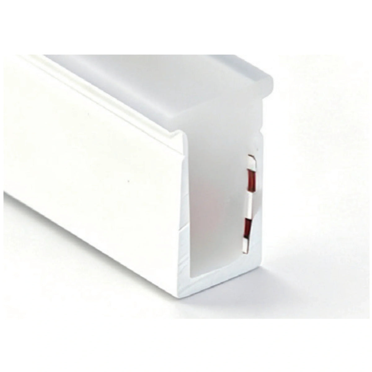 8x16mm neon flex solid silicone cross-section with the outer silicone layer and wider diffuser
