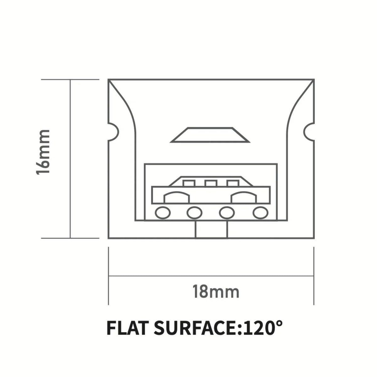 Extra Long 18x16mm Warm White 48V IP68 Top Bend Waterproof 30 Metre — view 8 — House of LEDs UK