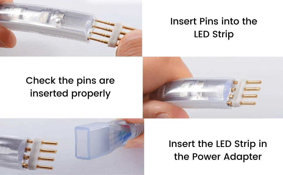 RGB LED Strip 220V 240V 120 LEDs/m IP65 Waterproof WIFI App sync Google & Alexa — view 10 — House of LEDs UK