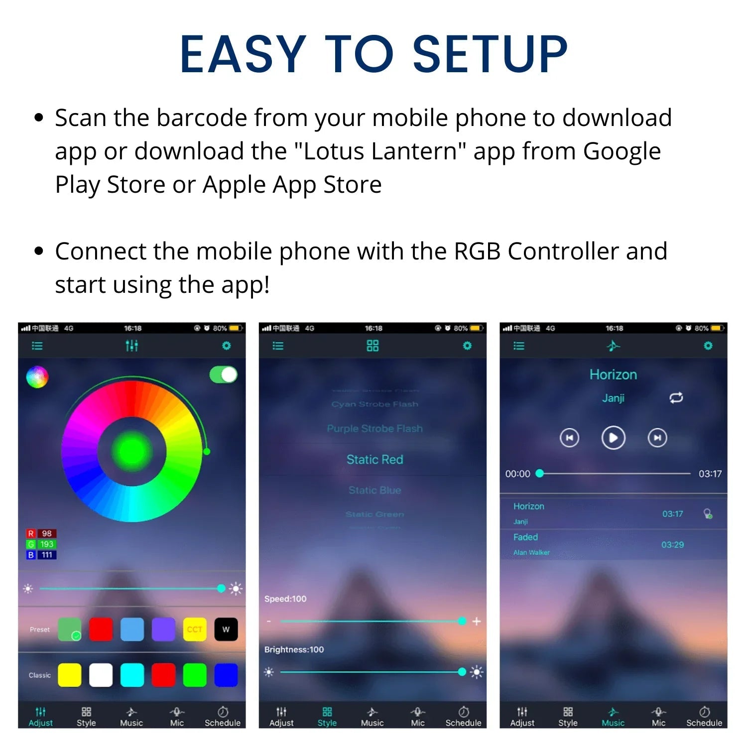 RGB LED Strip 120 LEDs/m 220V IP67 Wireless Bluetooth App Control with Remote - ATOM LED