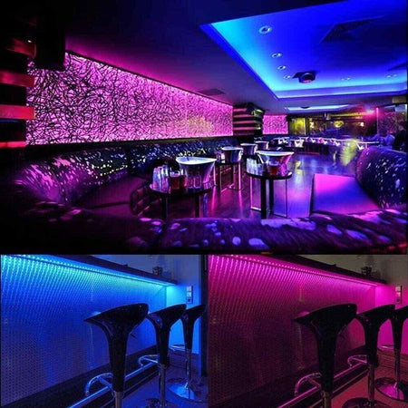 RGB LED Strip 220V 240V 144 LEDs/m IP65 Wireless Bluetooth App Control with Remote — view 10 — House of LEDs UK