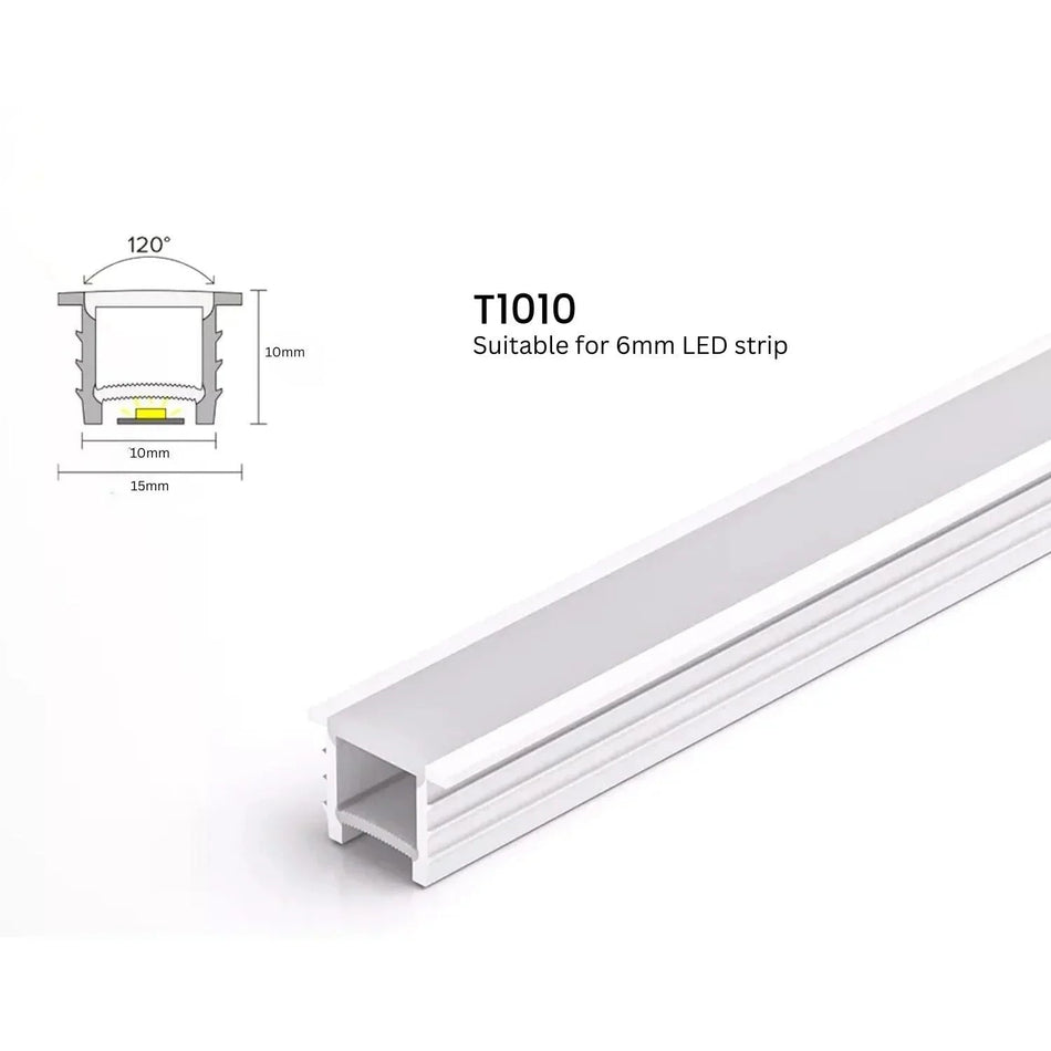 Silicone Neon Flex Cover Diffuser Flexible Bendable for LED Strip 10x10mm — House of LEDs UK