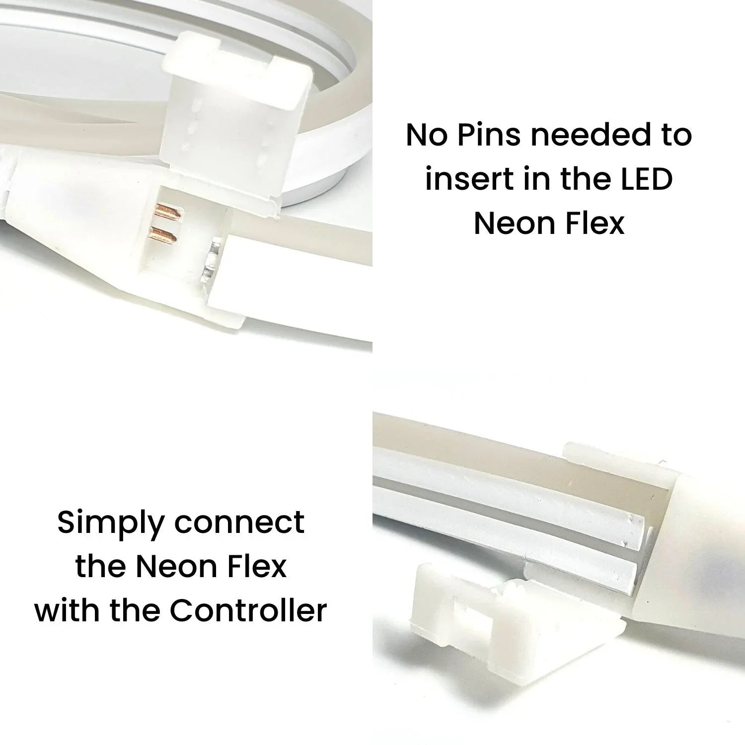 Single Colour Wireless Neon Flex AC 220 240V 8x16mm 23-Key RF Remote Control 1500W Dimmer Transformer for Brightness Adjustment — view 3 — House of LEDs UK