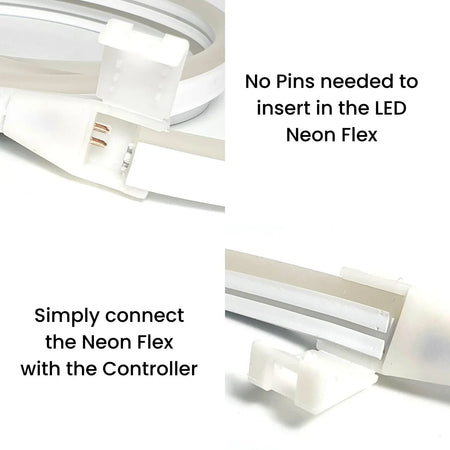 Single Colour Wireless Neon Flex AC 220 240V 8x16mm 23-Key RF Remote Control 1500W Dimmer Transformer for Brightness Adjustment — view 3 — House of LEDs UK