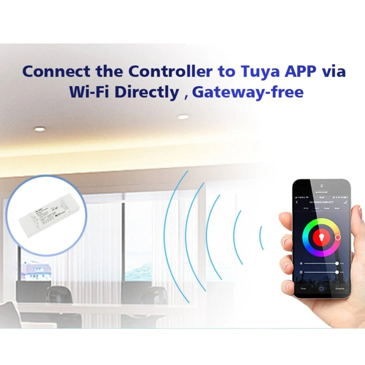 Skydance 12-48VDC 5CH*6A WiFi & RF 5 in 1 LED Controller V5-L(WT) — view 8 — House of LEDs UK