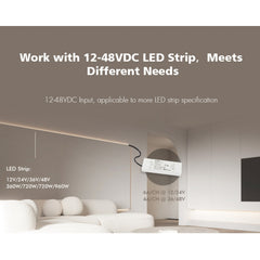 Skydance 12-48VDC 5CH*6A WiFi & RF 5 in 1 LED Controller V5-L(WT) with R8 Remote - House of LEDS