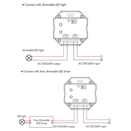 Skydance Rotary Panel WiFi Triac Dimmer TS-K(WT) BLACK — view 4 — House of LEDs UK