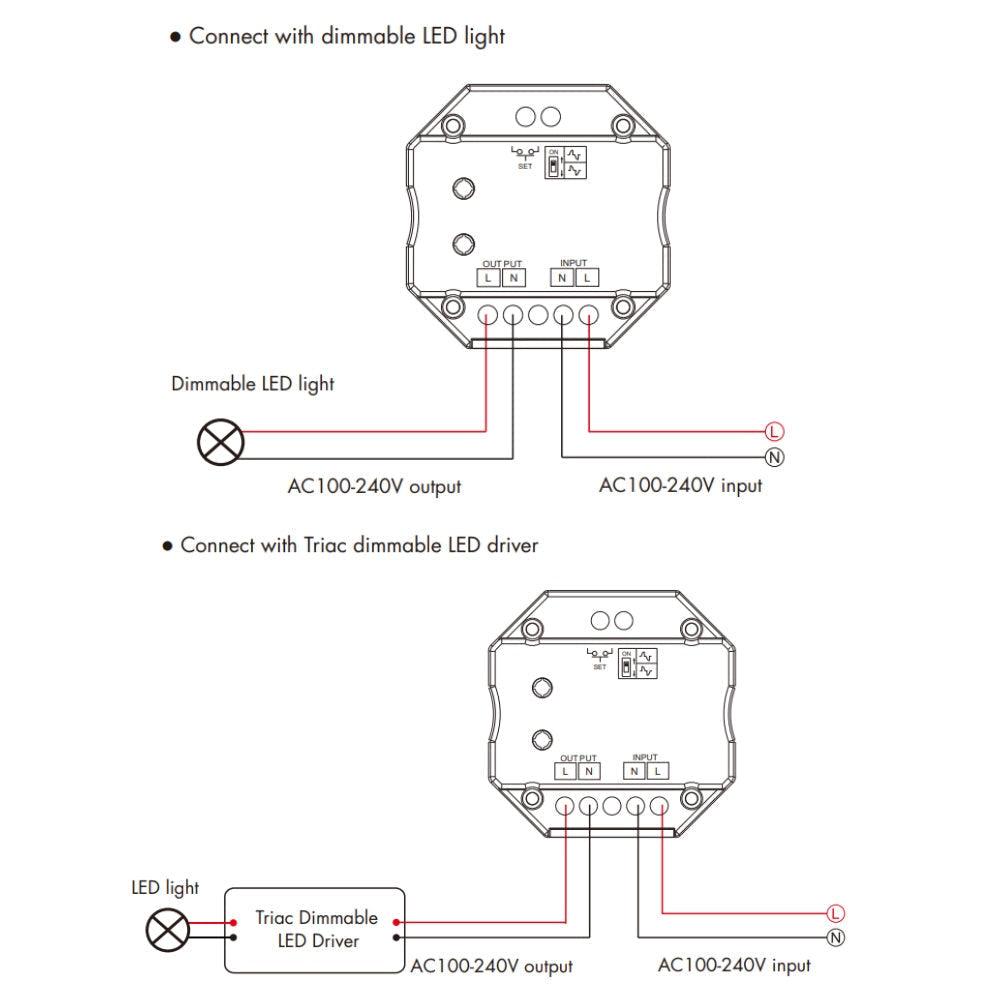 Skydance Rotary Panel WiFi Triac Dimmer TS-K (WT) — view 4 — House of LEDs UK