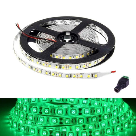 Green LED Strip 12V 5050 IP65 Waterproof 60LED/m 5 metre — view 2 — House of LEDs UK