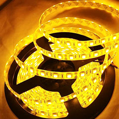 SMD5050 Yellow LED Strip 12V IP65 Waterproof 60LED/m 5 metre - House of LEDS