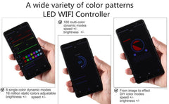 SP108E WiFi Controller DC 5V-24V for SK6812 SK6812-RGBW WS2812 WS2813 WS2811 AL2815 Digital Pixel Strip Light & Neon Flex - House of LEDS