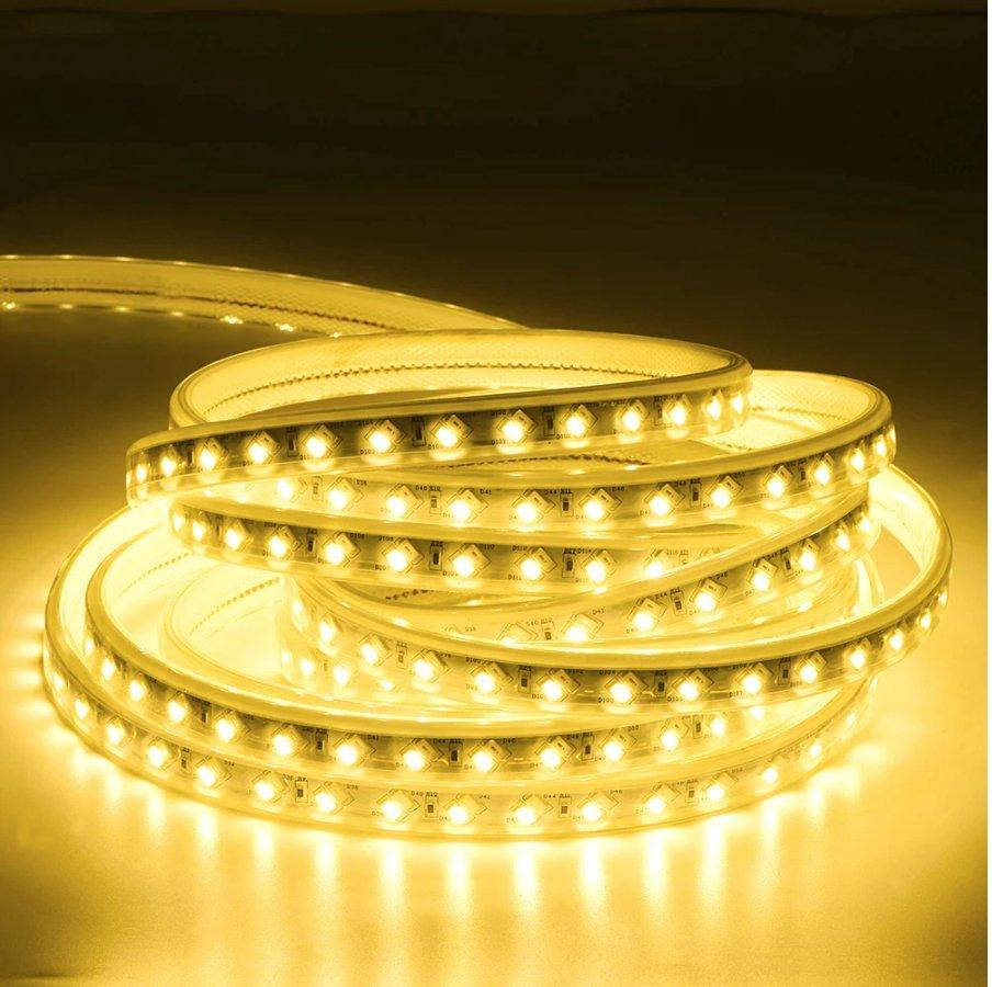 Tricolour LED Strip Light 220V 240V 5730 Warm White, Blue, Purple IP65 120LED/m Kit — view 2 — House of LEDs UK
