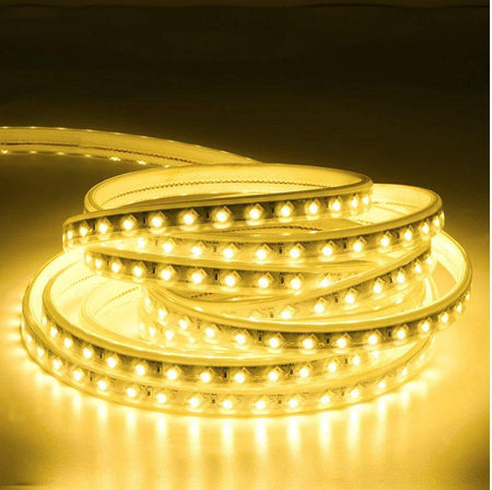 Tricolour LED Strip Light 220V 240V 5730 Warm White, Blue, Purple IP65 120LED/m Kit — view 2 — House of LEDs UK