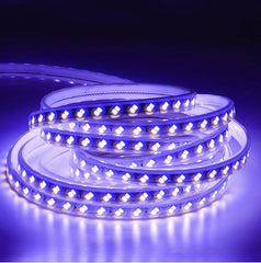 Tricolour LED Strip Light 220V 240V 5730 Warm White, Blue, Purple IP65 120LED/m Kit - House of LEDS