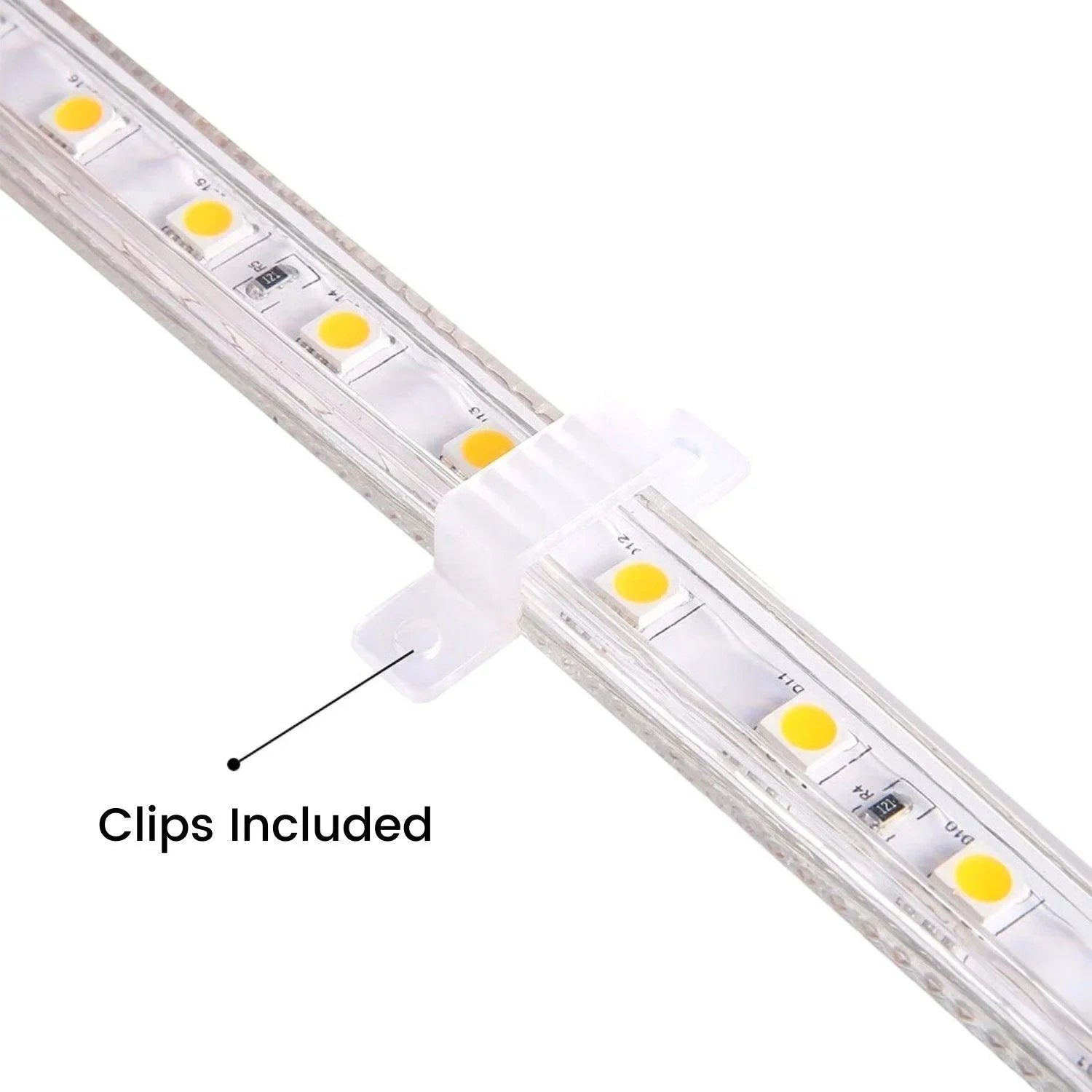 Tricolour LED Strip Light 220V 240V 5730 Warm White, Blue, Purple IP65 120LED/m Kit — view 7 — House of LEDs UK