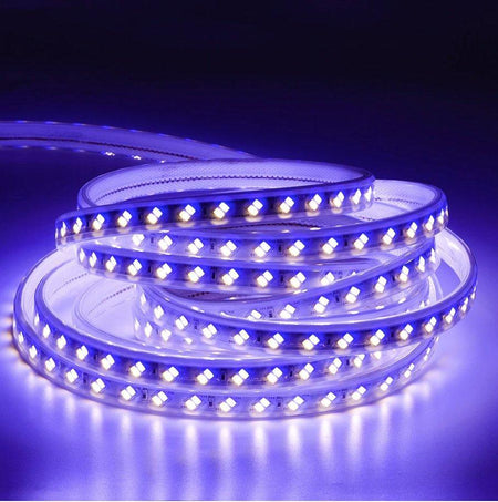 Tricolour LED Strip Light 220V 240V 5730 Warm White, Blue, Purple IP65 120LED/m Kit — view 3 — House of LEDs UK