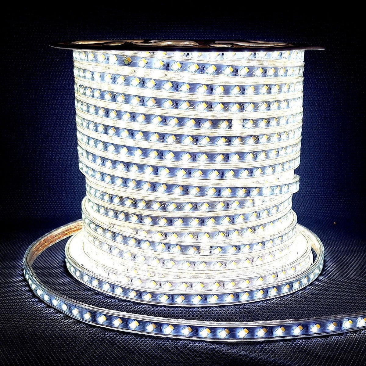 Tricolour LED Strip Light 220V 240V 5730 Warm White, Natural White, Cool White IP65 120LED/m Kit — view 7 — House of LEDs UK