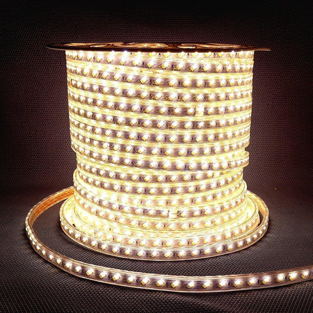 Tricolour LED Strip Light 220V 240V 5730 Warm White, Natural White, Cool White IP65 120LED/m Kit — view 9 — House of LEDs UK