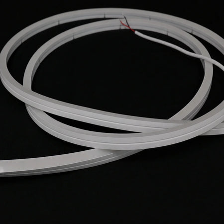 Close view of the unlit 15×15mm silicone Neon Flex body