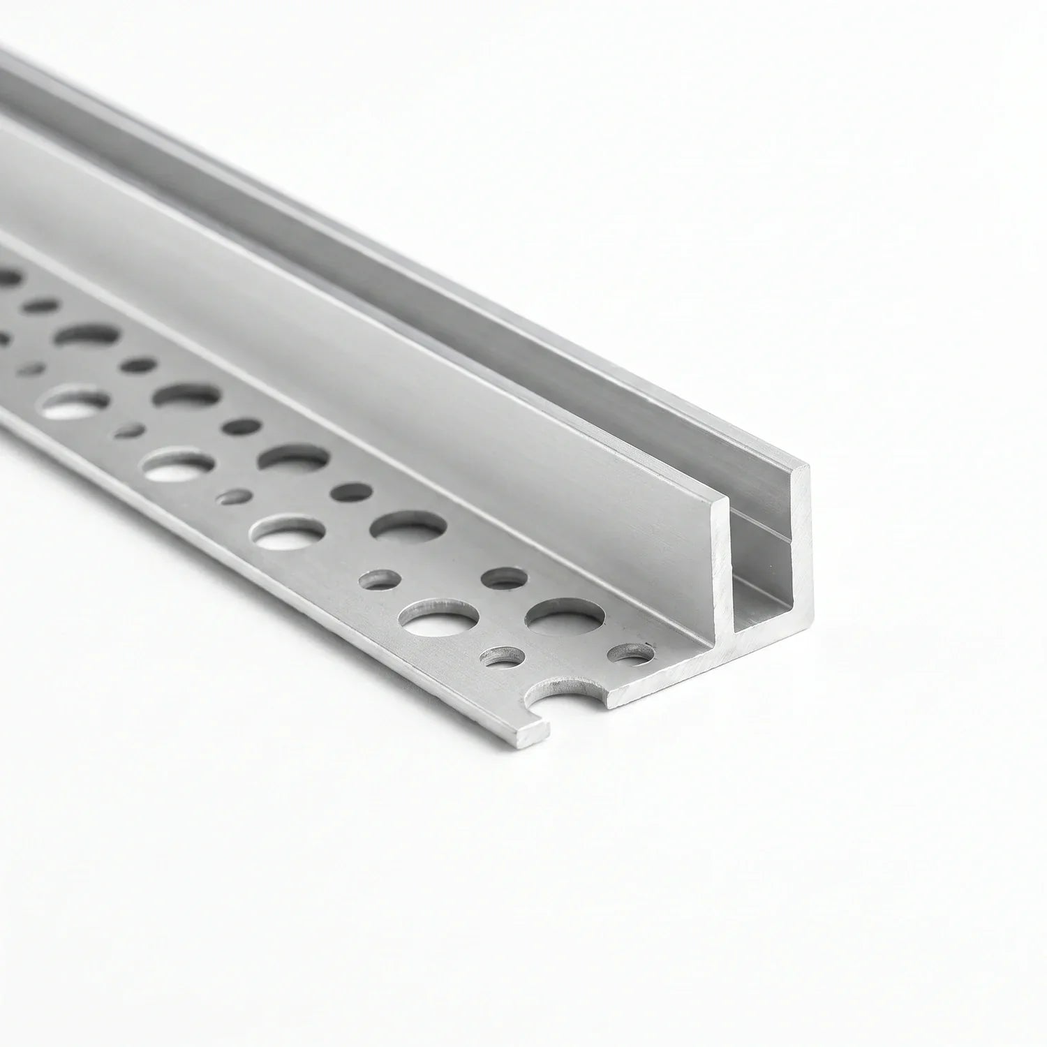 End view of the aluminium channel sized for 8×16mm Neon Flex