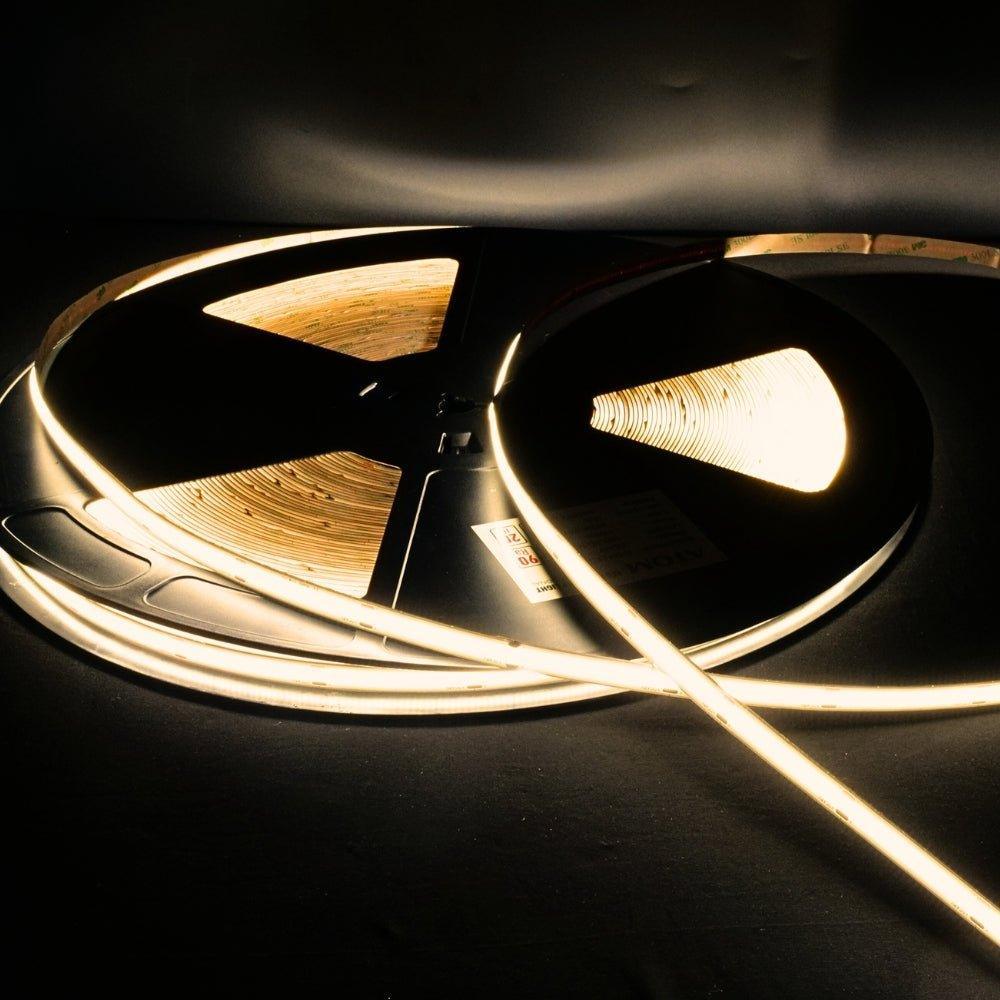Extra Long Warm White 3000K COB LED Strip 48V 480LEDs/m IP20 — view 2 — House of LEDs UK