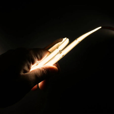 Warm White 3000K COB LED Strip 24V 480LEDs/m IP20 20m Run — view 2 — House of LEDs UK