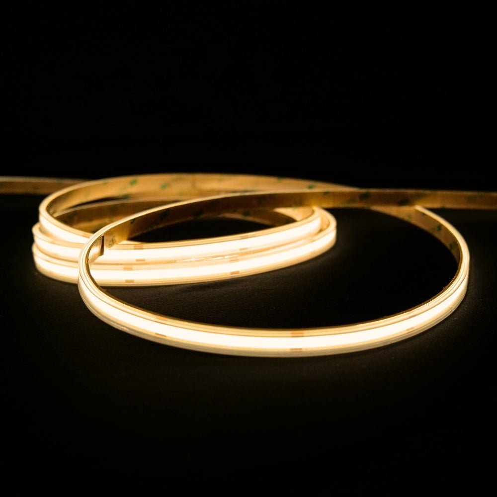 Warm White 3000K COB LED Strip 24V 480LEDs/m IP67 Waterproof 20m Run - House of LEDS