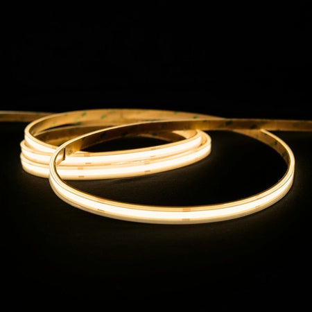 Warm White 3000K COB LED Strip 24V 480LEDs/m IP67 Waterproof 20m Run - House of LEDS