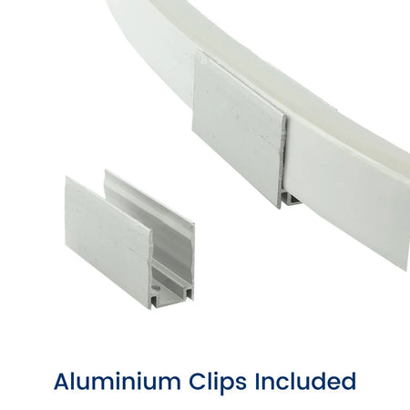 Warm White LED Neon Flex 220V 240V Wireless 8x16mm 120LEDs/m IP65 with UK Plug - House of LEDS