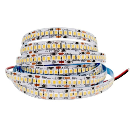 Warm White LED Strip Light 3000K 12V 240 LEDs/m 1200 LEDs IP20 Waterproof 5 Metre Strip — view 4 — House of LEDs UK