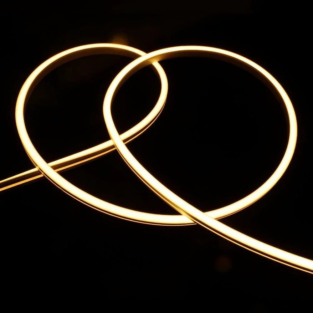 Warm White Neon Flex 2700K 24V 6x12mm IP67 Waterproof 1cm Cut 15m — view 4 — House of LEDs UK