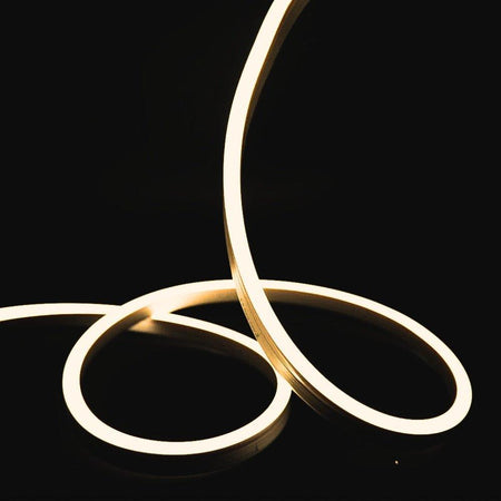 Warm White Neon Flex 2800K 24V 10x20mm IP67 Waterproof 12.5cm Cut - UK LED Lights