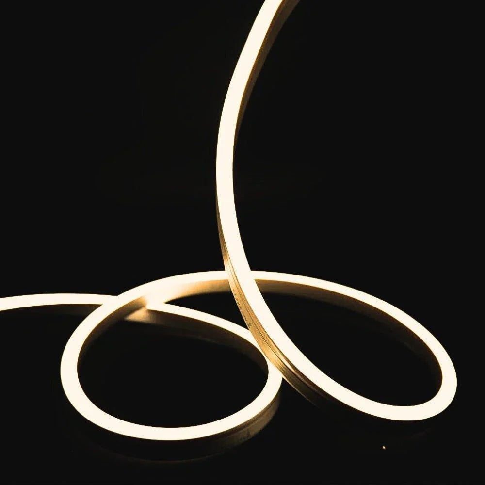 Warm White Neon Flex 2800K 24V 10x20mm IP68 Waterproof 20m - House of LEDS