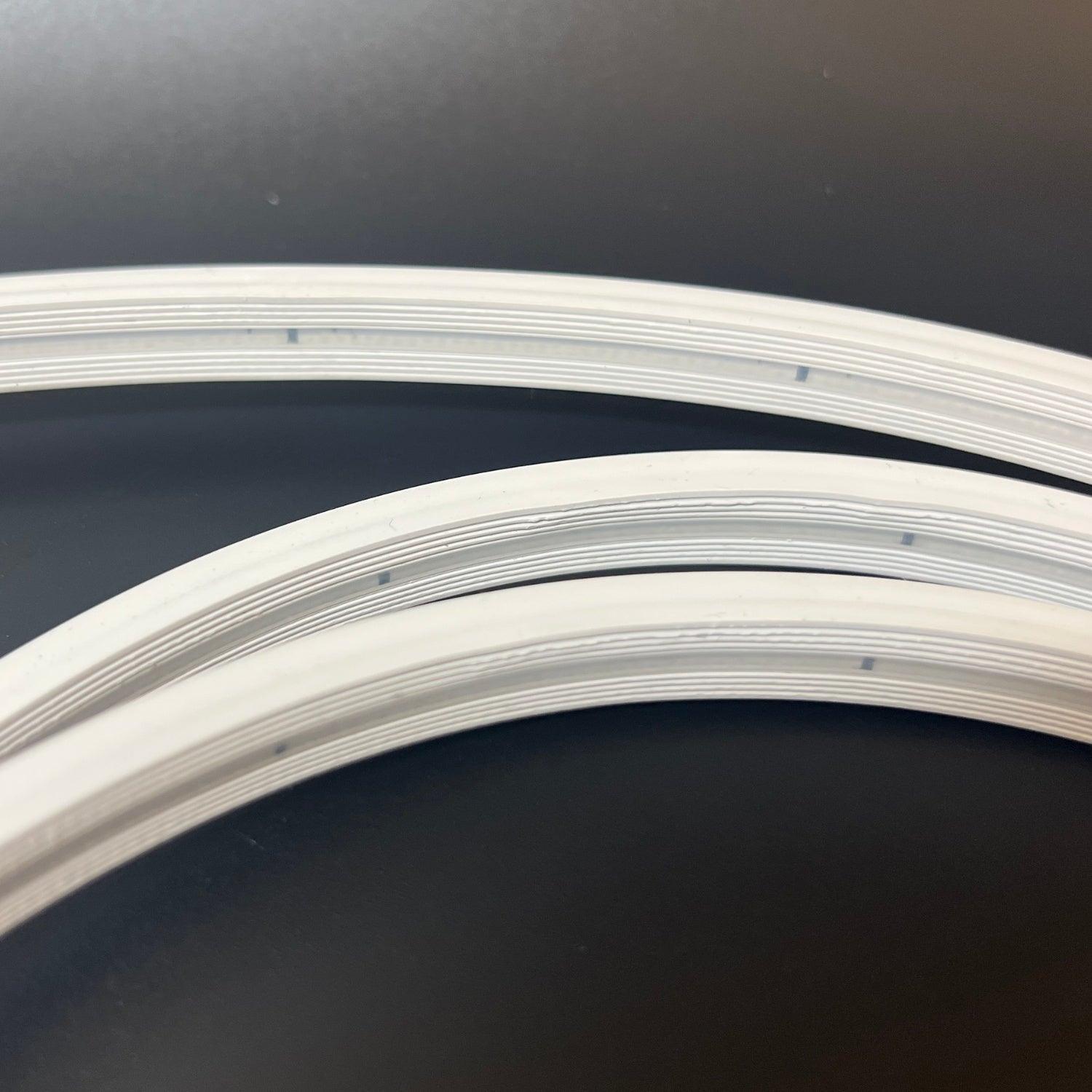 Warm White Neon Flex 3000K 24V Top Bend 10x6mm IP65 Waterproof 280LEDs/m - House of LEDS