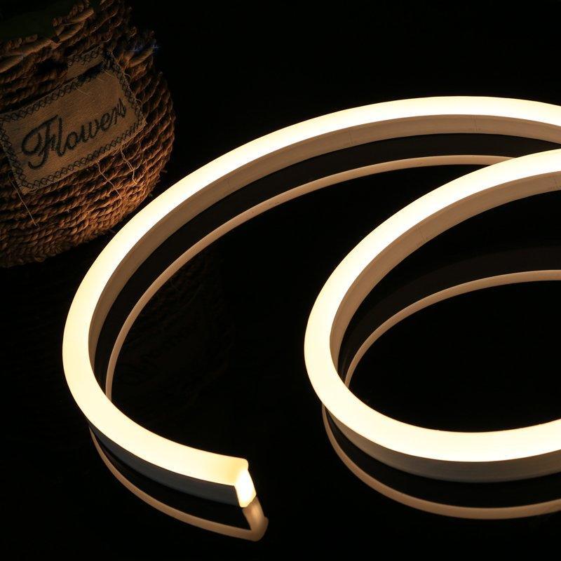 Warm White Neon Flex DC 12V IP65 Waterproof 8x16mm 120 LEDs/M Full Kit — view 2 — House of LEDs UK