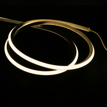 Warm White Neon Flex 3000K 24V 10x10mm Dual Bend IP67 Waterproof 12m — view 3 — House of LEDs UK