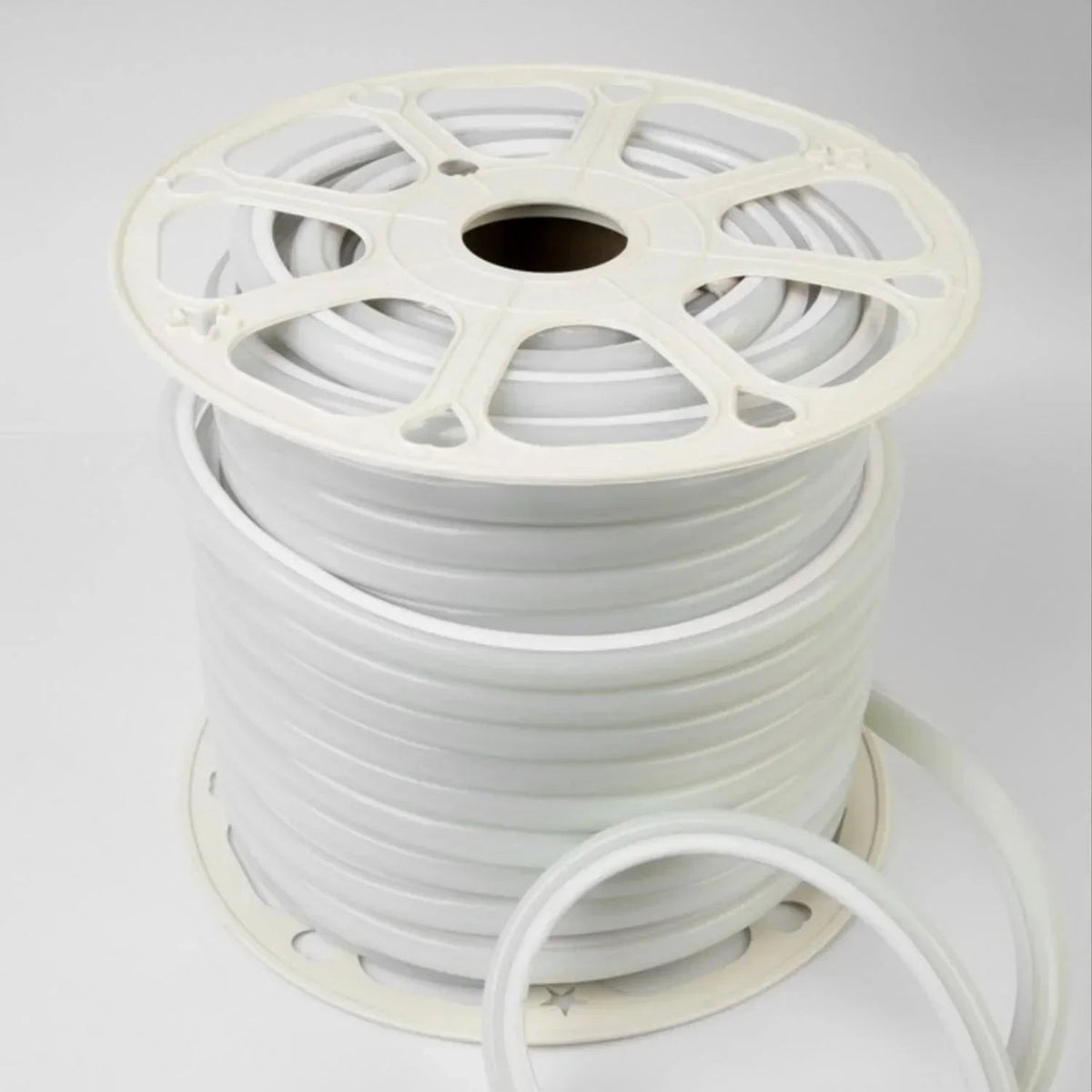 Cool White Neon Flex 16x16mm D Shape Top Bend 120LEDs/m 220V 240V IP65 with UK Plug — view 12 — House of LEDs UK