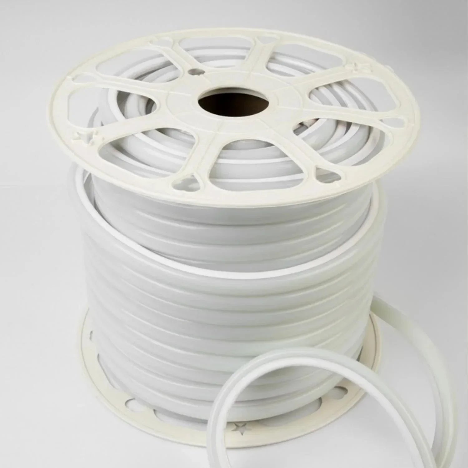 Cool White Neon Flex 16x16mm D Shape Top Bend 120LEDs/m 220V 240V IP65 with UK Plug — view 12 — House of LEDs UK