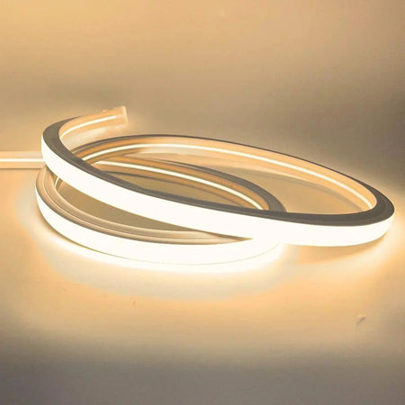 Warm White Neon Flex 3000K 16x16mm 220V 240V Top Bend 20cm Cut IP65 Waterproof with UK Plug — view 3 — House of LEDs UK