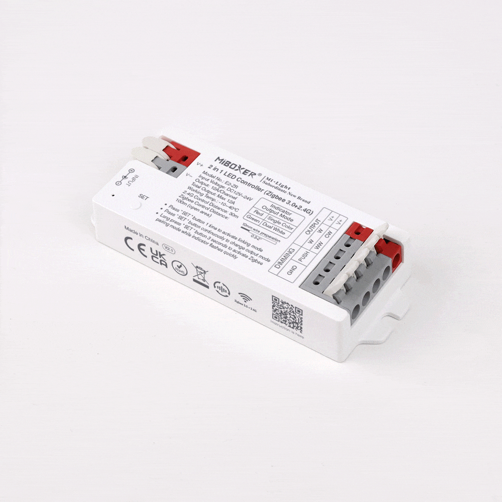 Miboxer Zigbee 3.0 E2-ZR 2 in 1 LED Light Strip Controller 12V-24V — view 3 — House of LEDs UK